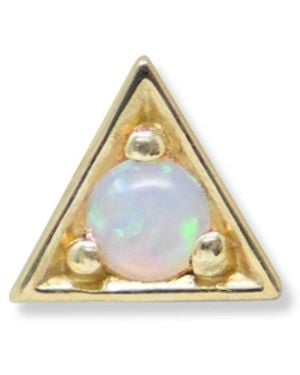 Anzie Cleo Triangle Single Stud - Metallic