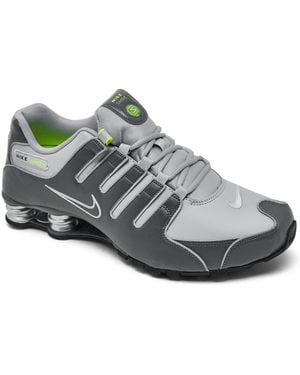 Nike Shox Nz Casual Sneakers From Finish Line - Gray