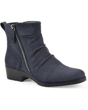 White Mountain Durston Ankle Booties - Blue