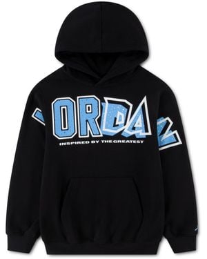 Nike Boys 8-20 Wordmark Logo Graphic Print Hoodie - Black