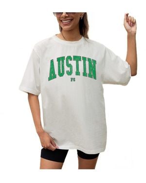 Gameday Couture Austin Fc Goal Line Oversized T-shirt - Green