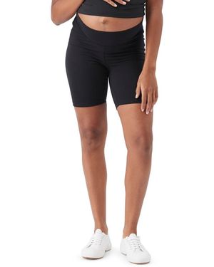 Ripe Maternity Organic Cotton Bike Short - Black