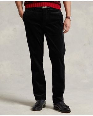 Polo Ralph Lauren Stretch Straight Fit Corduroy Pants - Black
