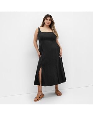 City Chic Plus Size Elly Dress - Black