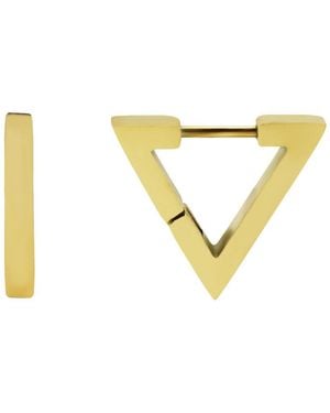 Rebl Jewelry Beau Triangle Earrings - Metallic
