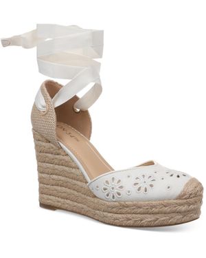 On 34th Melindaa Espadrille Wedge Sandals - White
