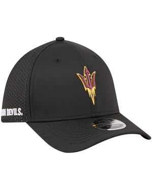 KTZ Arizona State Sun Devils 39thirty M-crown Flex Fit Hat - Black