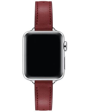 The Posh Tech Carmen Leather Band For Apple Watch - Red