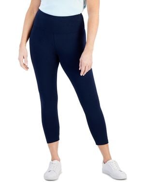 Style & Co. Petite High-rise Cropped leggings - Blue