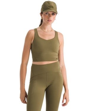 The North Face Jaida V-neck Long Bra - Green