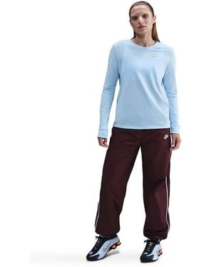 Nike Sportswear Club Cotton Long-sleeve T-shirt - Blue