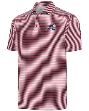 Antigua Colorado Avalanche Skills Polo Shirt - Pink