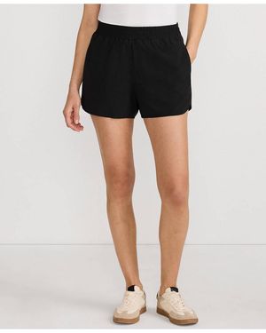 Lands' End Active Woven 4" Shorts - Black