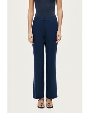 Nocturne Tailored Straight-leg Pants - Blue