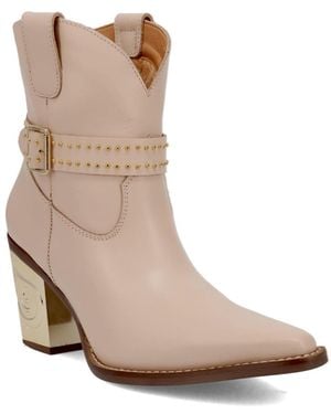 Dingo Milano Leather Bootie - Natural