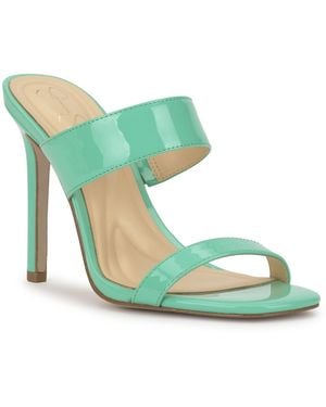 Jessica Simpson Orizell Double Band Stiletto Sandals - Green
