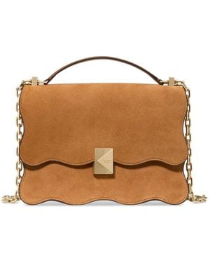 Kate Spade Deco Wavy Small Shoulder Handbag - Brown