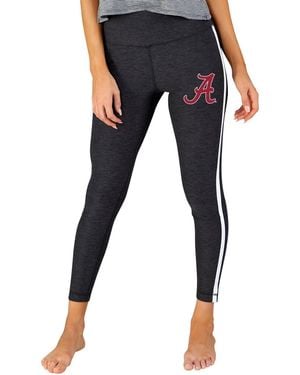 Concepts Sport Charcoal/white Alabama Crimson Tide Centerline Knit leggings - Blue
