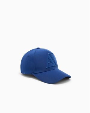 ARMANI EXCHANGE | Block Letter X Logo Bsebll Ht - Blue