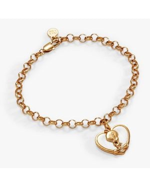 ALEX AND ANI Looney Tunes Tweety Heart Bracelet - Metallic