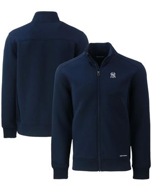 Cutter & Buck New York Yankees Big Tall Roam Eco Full-zip Jacket - Blue