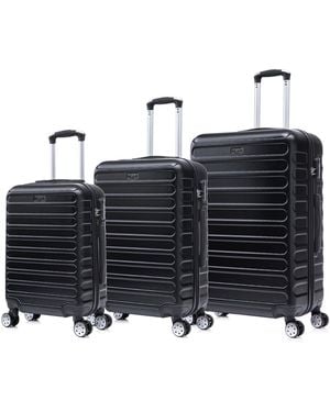 TUCCI Italy Carravia 3-pc. Hardside luggage Set - Black