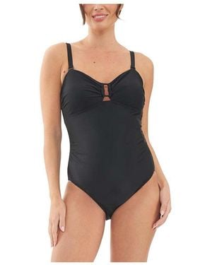 Ripe Maternity Maternity Ripe Bandeau Removable Strap One Piece - Black