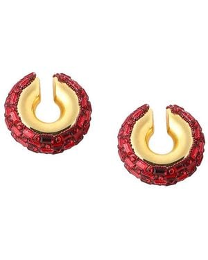 SOH The Mirror Cuff Earrings - Red