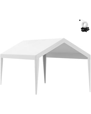 Vevor Carport Replacement Canopy Car Shelter Fabric Frame Not Included - White