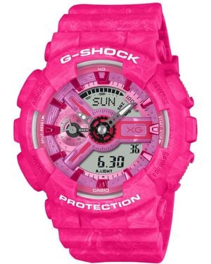 G-Shock Japanese Quartz Resin Xg Limited Edition Watch 45.9mm - Pink