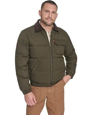 Levi's Quilted Corduroy Collar Depot Jacket - Green
