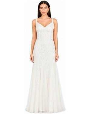 Lara Beaded Bridal Gown - White