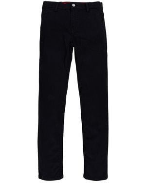 Levi's Big Boys 502 Regular Taper Fit Chino Twill Pants - Black