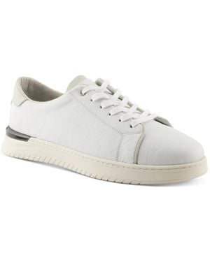 Spring Step Luka Leather Low-top Fashion Sneakers - White