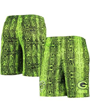 KTZ Bay Packers Summer Pop Shorts - Green