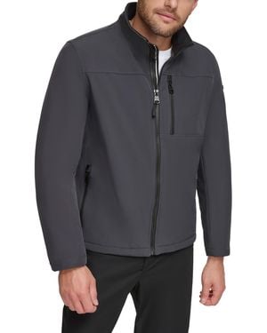 Calvin Klein Sherpa Lined Classic Soft Shell Jacket - Multicolor