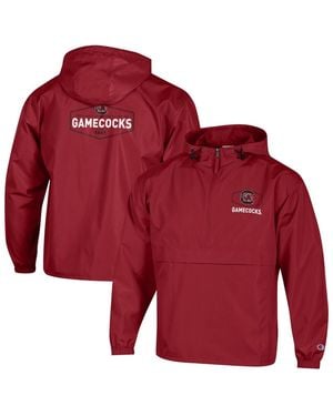 Champion South Carolina Gamecocks Delay Packable Water-resistant Windbreaker Jacket - Red