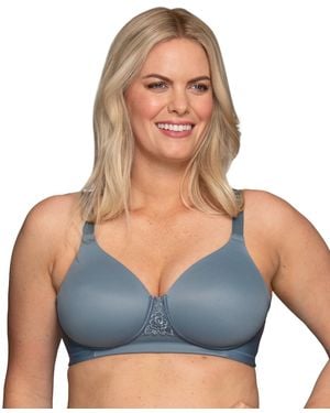 Vanity Fair Vanity Fair Full Figure Beauty Back Smoother Wireless Bra 71380 - Blue