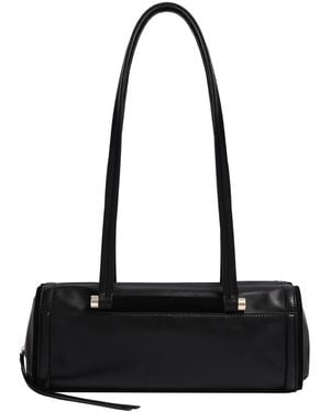 Kenneth Cole Highline East West Leather Medium Shoulder Handbag - Black