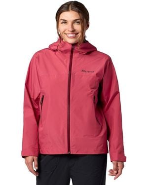 Marmot Minimalist Pertex Hooded Collar Jackets - Red