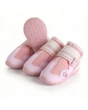 Aronkl Anti-slip Dog Boots For Large Dogs - Pink