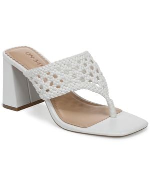 On 34th Santonii Block Heel Sandals - White