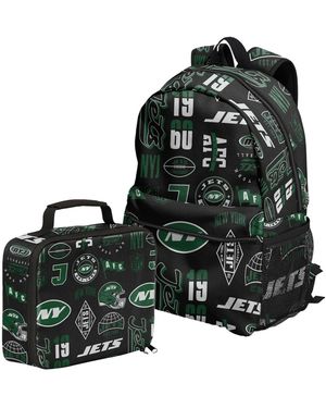 Outerstuff New York Jets Backpack And Lunchbox Set - Black
