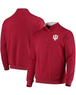Colosseum Athletics Indiana Hoosiers Tortugas Logo Quarter-zip Jacket - Red