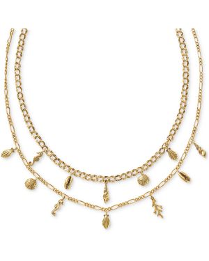 Kendra Scott Gold-tone Alexa Multi Strand Necklace - Metallic