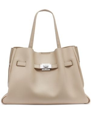 DKNY Bryar Large Satchel Bag - Natural