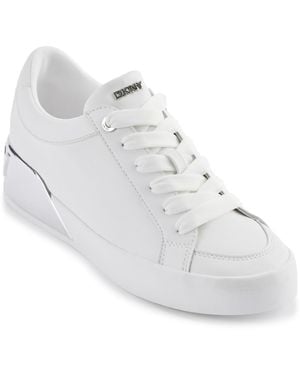 DKNY Maben Lace-up Sneakers - White