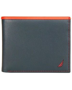 Nautica Pop J Class Bifold Wallet - Blue