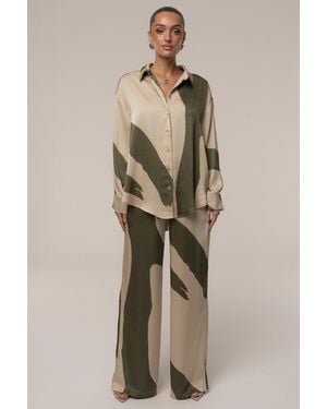 JLUXLABEL Ella Safari Blouse - Natural