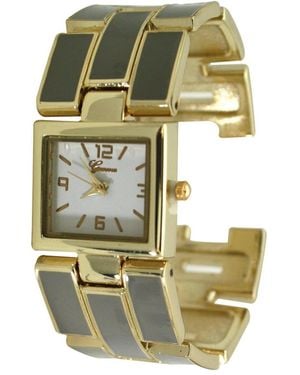 Olivia Pratt Gold Details Bangle Bracelet Watch - Green